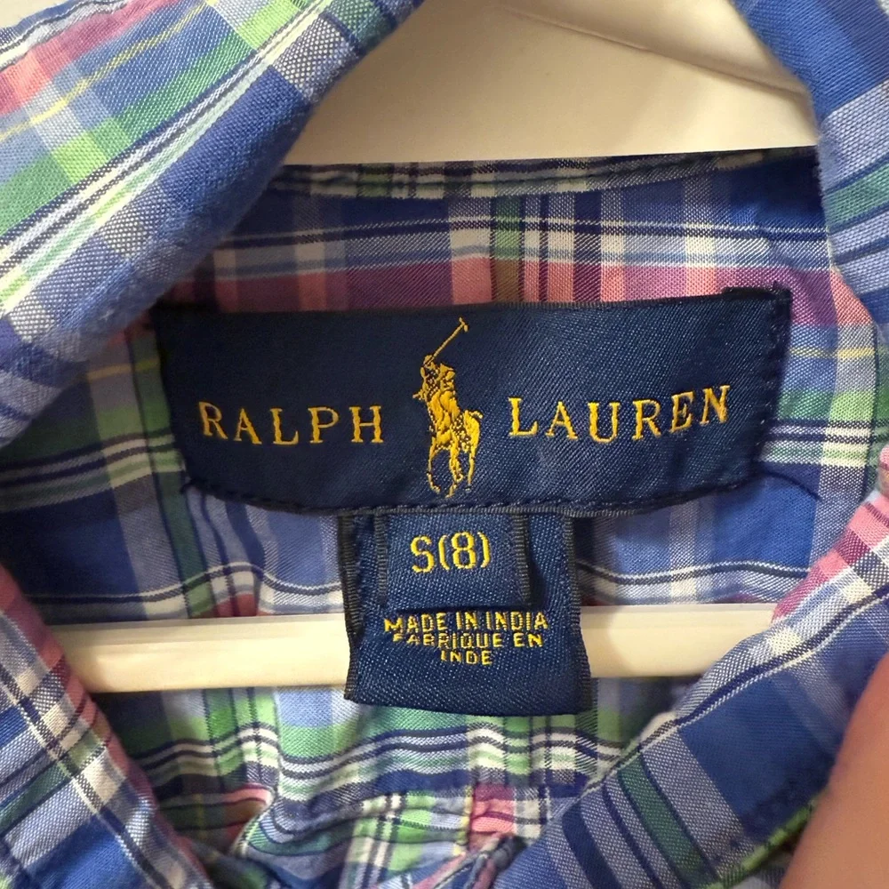 Ralph Lauren Multicolor Plaid Button-Down Shirt